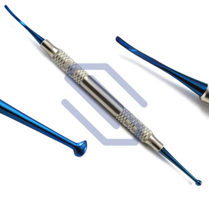 Instrumento de composición de titanio Azul #6, restauración de relleno de plástico Dental, instrumentos de acero inoxidable CE - Product Image 1