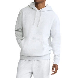 Premium Mid-Weight Fleece Winter <b>Hoodie</b> with Tonal Script Casual Pullover Top OEM Service Drawcord Front Pocket Unisex - Product Image 6