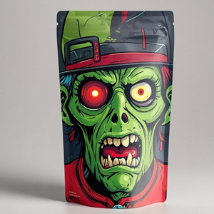 Wholesale Custom Design Foil Resealable Packaging Ziplock Food Zipper Stand up Pouch Aluminum Foil <strong>3</strong>.5G Smell Proof Mylar <strong>Bags</strong> - Product Image 4
