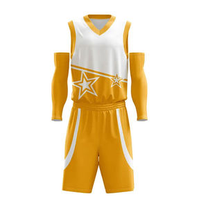 Uniforme de basket-ball imprimé sur mesure pour l'entraînement sportif porter le meilleur uniforme de basket-ball de conception pour hommes - Product Image 5