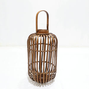 Lámpara Colgante Decorativa de Bambú Comehome, Pantalla de Luz de Estilo Rústico con Asa - Product Image 6