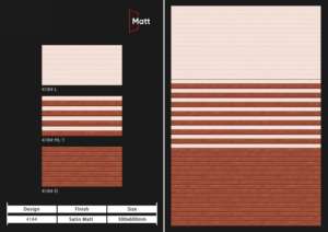 Carreaux muraux en céramique premium 300x600mm pour salle de bain et cuisine, finition brillante mate effet sucre, design mural intérieur luxueux - Product Image 4