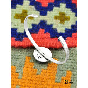 Southwest Handmade No.8 Fashion <b>Cuff</b> <b>Bracelet</b> Turquoise & Sterling <b>Silver</b> Elegant & Stylish - Product Image 4