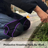 Genouillère réglable en néoprène de haute qualité à soutien souple pour travaux de jardinage et de réparation nécessitant une position accroupie prolongée, respirante et soulageant la douleur