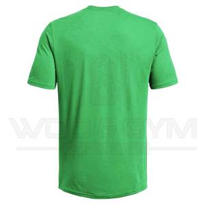 Camiseta extragrande informal de secado rápido para hombre con logotipo personalizado al por mayor con varios diseños de color en la posición del logotipo frontal - Product Image 2