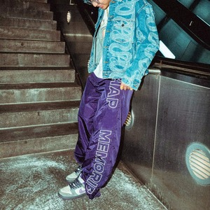 Custom Nylon Baggy Track Stripe Pantalones Hombres Oversized Windbreaker Sweatpants - Product Image 4