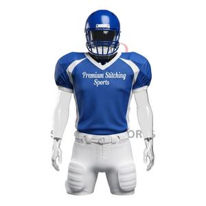 Uniformes de football personnalisés pour les jeunes Lycée Kit complet Tissu personnalisé avec logo et impression personnalisés - Product Image 1