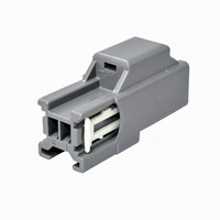 Conector de Cableado Automático Delgado y Largo que Ahorra Espacio, Juego de Conectores de Cable de 2 Pines de Alta Corriente con Bloqueo Abatible