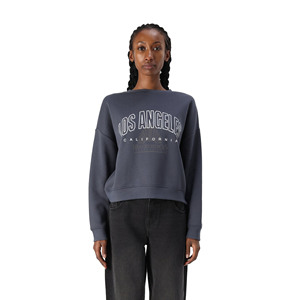 Luxury Quality Winter <b>Women's</b> Cropped Pullover Hooded <b>Sweatshirt</b> 100% Cotton <b>Long</b> Sleeve Customized Printing Front Logo Option - Product Image 1