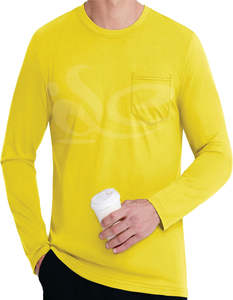 Logo personnalisé lourd 100% coton de haute qualité T-Shirt hommes Slim Fit anti-rides col rond manches longues respirant Streetwear - Product Image 1