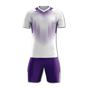 Uniforme de Fútbol Sublimado al Por Mayor, Personalizable, Uniforme Deportivo de Manga Corta para Verano, Disponible en Stock - Product Image 1