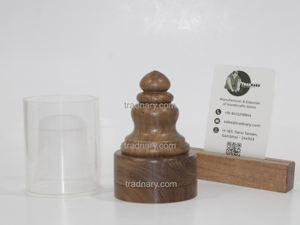 Vente en gros des dernières nouveautés en bois et acrylique Mubkhar produit arabe brûleur d'encens Design personnalisé Mukhbar acrylique Bakhoor brûleur en bois - Product Image 2