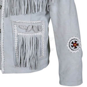 แจ็คเก็ตหนังแท้สไตล์คลาสสิกแบบตะวันตก ให้ความรู้สึกสบายในชีวิตประจำวัน ดีไซน์เรียบหรู ดูดีแบบดั้งเดิม พร้อมคุณสมบัติที่เป็นมิตรต่อสิ่งแวดล้อม ให้ความสะดวกสบายแบบทันสมัยสำหรับผู้ชาย - Product Image 5