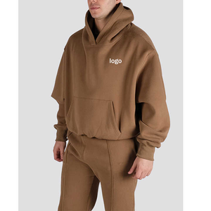 2025 haute qualité Logo personnalisé poids lourd sweat à capuche court surdimensionné polaire sweats à capuche vierges pour l'hiver sweat à capuche brodé pour unisexe - Product Image 6
