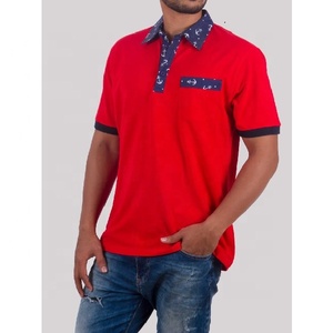 Venta al por mayor personalizable impreso manga corta Piqué Polo camiseta elegante de moda Casual camiseta Top vendedor indio 100% algodón hombres - Product Image 4