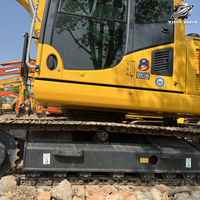 Excavatrice sur chenilles Komatsu PC120, 12 tonnes, compacte, hydraulique, d'occasion, Japon, pour travaux de construction municipale
