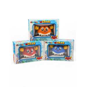 Realistic <b>Crawling</b> Crab Action <b>Toy</b> for Kids Double Pull Back Crab <b>Toy</b> Made of Plastic - Product Image 5