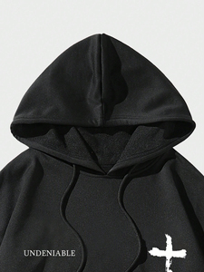 Sudaderas y Hoodies Personalizadas al por Mayor de Alta Calidad con Estampado Puff, 100% Algodón, 550 Gramos, Estilo Urbano para Hombre - Product Image 6