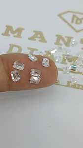 Mantra Diamond E F Color VS VVS Emerald Cut 0.10 Diamants cultivés en laboratoire CVD HPHT IGI Certifiés pour les bijoux en or - Product Image 4