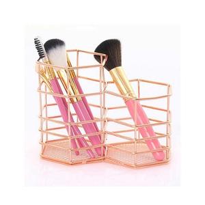 Porte-pinceaux au design unique Porte-pinceaux de maquillage en métal couleur or rose de qualité supérieure au prix le plus bas - Product Image 1
