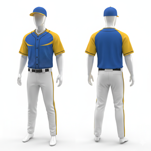 Uniforme de Béisbol Personalizado 2026, 100% Poliéster, Malla Transpirable, Sublimación, Cuello en V, Unisex, Estilo de Equipo, Logotipo Personalizado, Venta al Por Mayor - Product Image 3
