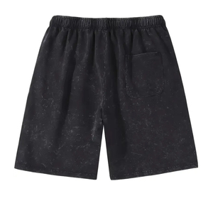 Top selling acid wash Summer Casual Sportswear <b>Set</b> for Men Wholesale Custom Logo 2-Piece Short Suits Shirt and Shorts 2025 - Product Image 3