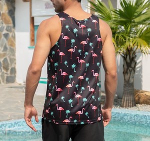 Débardeur décontracté pour homme de haute qualité, sublimation, vêtements pour adultes, logo et design personnalisés, respirant, confortable, service OEM de haute qualité - Product Image 2