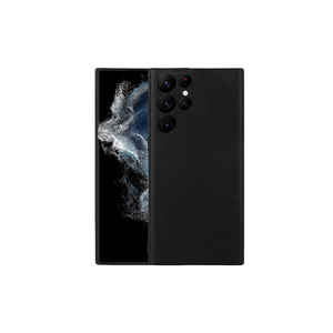 Pour Samsung pour Galaxy S22 Ultra Étui de protection en silicone liquide EFFX Mara Modèle A17/A53 Transparent pour téléphones mobiles Noir - Product Image 1