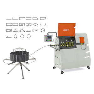 Dobladora de barras de estribo de barra recta con servomotor de núcleo PLC y motor de precio de fábrica - Product Image 2