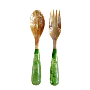 ชุดช้อนเสิร์ฟสลัดและช้อนเสิร์ฟอาหารทำจากเรซิน ปลอดภัยต่อเครื่องล้างจาน เป็นมิตรกับสิ่งแวดล้อม ใช้งานง่าย เหมาะสำหรับครัวเรือน ผลิตในอินเดีย - Product Image 4