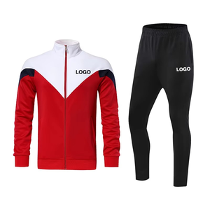 Conjunto de 2 piezas de otoño e invierno al por mayor, chándales de 100% poliéster para hombre, chándal con logotipo personalizado para hombre - Product Image 2