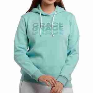 เสื้อมีฮู้ดสีชมพูพรีเมี่ยมสำหรับผู้หญิงคอลเลกชันใหม่2025เสื้อมีฮู้ดมีสไตล์กำหนดโลโก้ได้เอง - Product Image 1