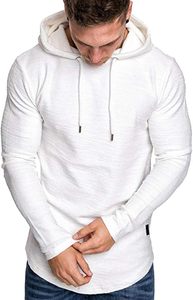 T-shirt décontracté d'hiver pour homme GLOBAL EDGE à manches régulières, col à capuche, doublure en tissu polaire polyester/coton, teinture de vêtement, séchage rapide - Product Image 6