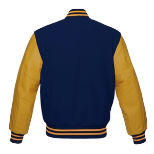 Letterman bordado Varsity chaquetas hombres mujeres Streetwear alta calidad hecho a medida CollegeBaseballjacket para hombres - Product Image 2