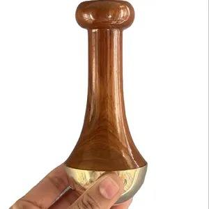 Masseur facial Kansa, outil de thérapie ayurvédique pour la peau, pour une peau éclatante et saine - Product Image 2