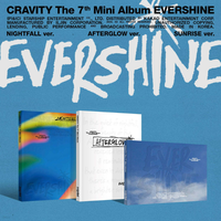 CRAVITY 7º Mini Álbum - EVERSHINE, Publicación Electrónica Oficial Sellada de K-POP, 1 de 3 Versiones, Envío Aleatorio