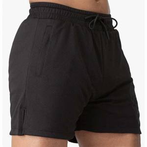 Pantalones cortos informales de poliéster 100% de alta calidad para hombre, pantalones cortos de baloncesto de verano, pantalones cortos de malla de Color negro para hombre, pantalones cortos con cordón - Product Image 6