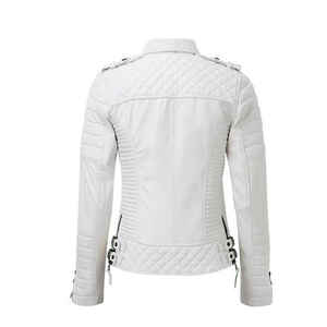 Chaquetas de cuero tejidas de calidad superior para mujer-Diseño personalizable de invierno transpirable con función de secado rápido - Product Image 3