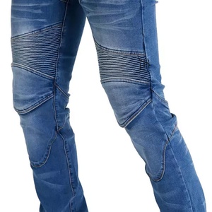 กางเกงยีนส์ขี่รถจักรยานยนต์แบบยูนิเซ็กซ์กางเกงยีนส์ระบายอากาศได้ดีป้องกันขนาดพิเศษป้ายยี่ห้อสำหรับมอเตอร์ไซค์วิบาก - Product Image 3