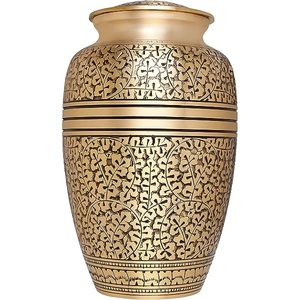 Fournitures funéraires pour cendres d'adultes Urnes pour animaux de compagnie pour sauver la mémoire Urne de crémation Urne de crémation en métal en laiton - Product Image 5