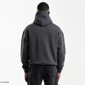 Sudadera con Capucha para Hombre, Corte Regular, 100% Algodón, Cierre de Cremallera, Logotipo Personalizado Bordado en la Parte Delantera, Cuello Alto, Transpirable - Product Image 4