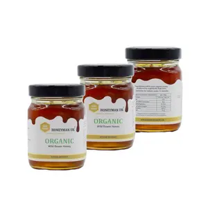 Best Selling OEM 100% Natural Raw Honey Heathy 500g Mason Jar Raw Wildflower Pure Organic Honey Made in Romania