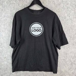 เสื้อยืดผ้าฝ้ายโอเวอร์ไซส์แบบใส่สบายออกแบบโลโก้ได้ตามต้องการ - Product Image 3