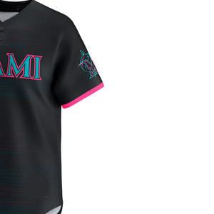 Camisetas de béisbol de poliéster transpirable personalizadas de alta calidad, uniformes deportivos impresos, estilo OEM/ODM, venta al por mayor - Product Image 2