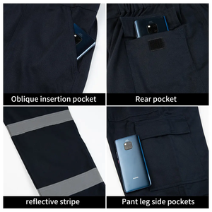 Uniforme de Seguridad Personalizado para Construcción, Alta Visibilidad, Impermeable, Transpirable, Chaqueta de Trabajo Unisex de Poliéster para Trabajadores - Product Image 4