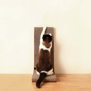 Poste Rascador para Gatos en Forma de L Vertical, Ecológico y Duradero, con Campana, Juguetes para Trepar, Corrugado y Antideslizante - Product Image 6