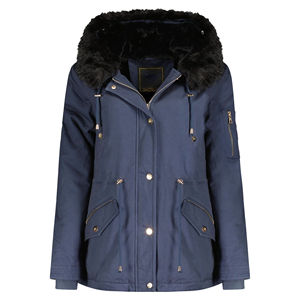 Manteau parka d'hiver imperméable et coupe-vent pour femmes, rembourrage en coton, réversible, décontracté, séchage rapide, respirant, design tendance - Product Image 2