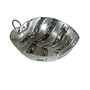 Cuenco para servir frutas de Metal hecho a mano chapado en oro de alta calidad, diseño martillado, cuenco decorativo para servidor de frutas - Product Image 3