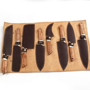 Vente en gros de service personnalisé OEM ODM de haute qualité kit de cuisine professionnel en acier Damas jeu de couteaux nouveau design ensembles de couteaux de chef - Product Image 6