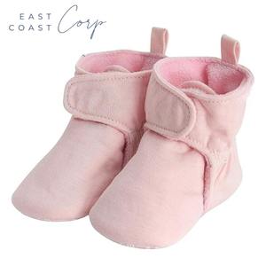Baby Fleece Lined Wrap Fasten Non Skid Soft <b>Slipper</b> <b>Booties</b> - Product Image 2